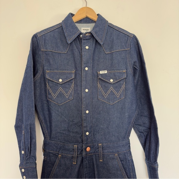 NWT Wrangler Trouser Wide-leg Coverall FP Size: XS - Picture 4 of 7